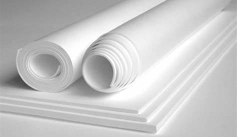 Teflon Sheet Roll PTFE White Plate Film Thickness 3mm X 1