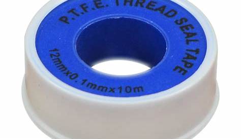 Teflon Tape PTFE Thread 12mm X 0.75mm X 10m Fixings