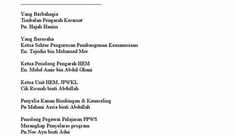 Teks Ucapan Majlis Penutup Minggu Orientasi