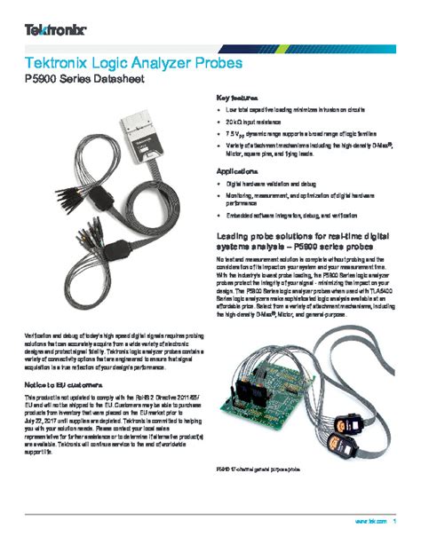 Tektronix Logic Analyzer Probes