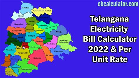 Telangana Electricity Unit Rates 2022 Domestic