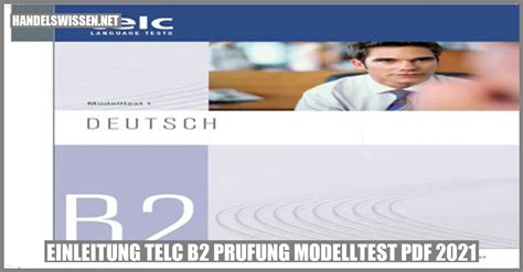 Telc Deutsch b2 Modelltest 1 01