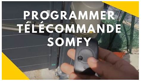 Telecommande Somfy Portail Programmation De La De YouTube