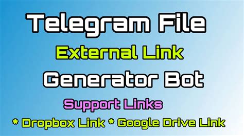 telegram file to link generator