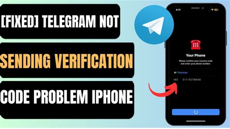 telegram not sending verification code iphone