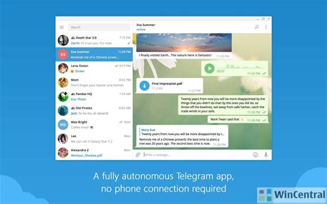 telegram web desktop update