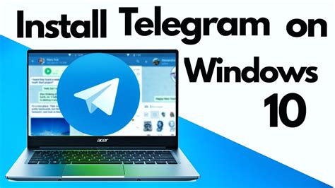 telegram web on laptop