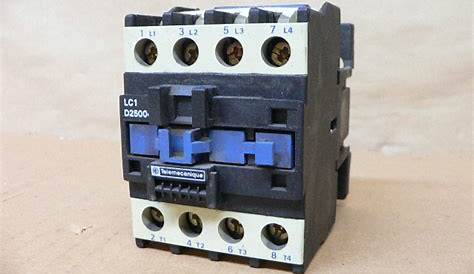 Telemecanique Contactor Lc1 D25004 LC1G6 120VAC