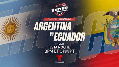 telemundo argentina vs ecuador