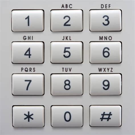telephone keypad