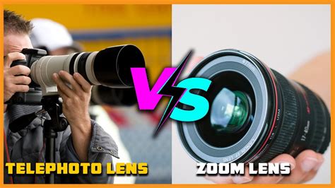 telephoto vs zoom lenses explained