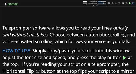 Teleprompter Javascript