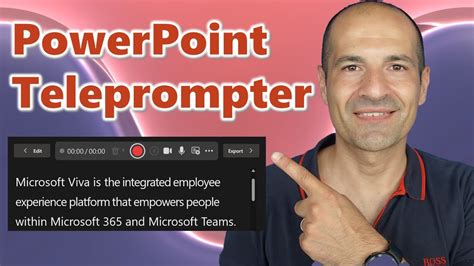 Teleprompter Mode Powerpoint