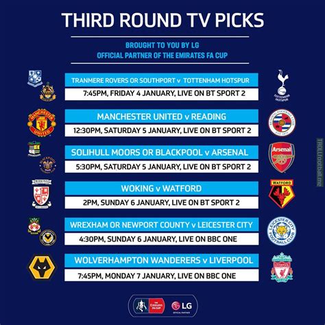 televised fa cup games today