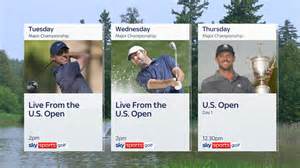 Television Coverage Us Open Golf
