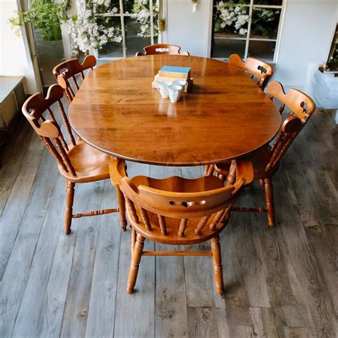 Tell City Maple Dining Table