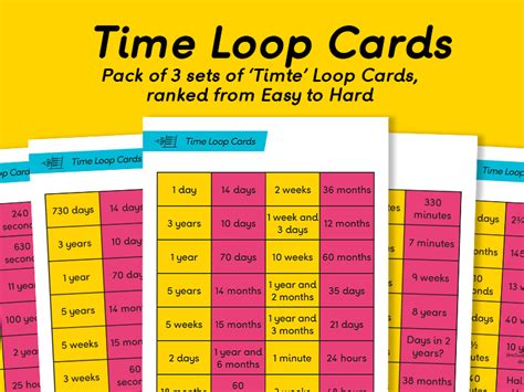 Telling The Time Loop Cards