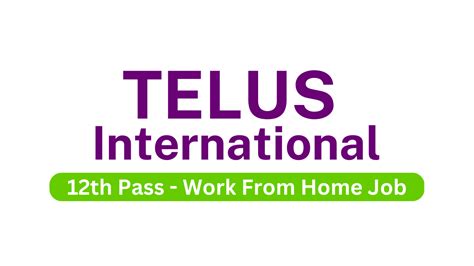 telus international online jobs