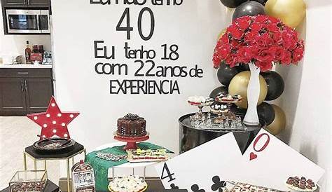 festa 40 anos | Loja Atelier das Lopes | Elo7 Produtos Especiais