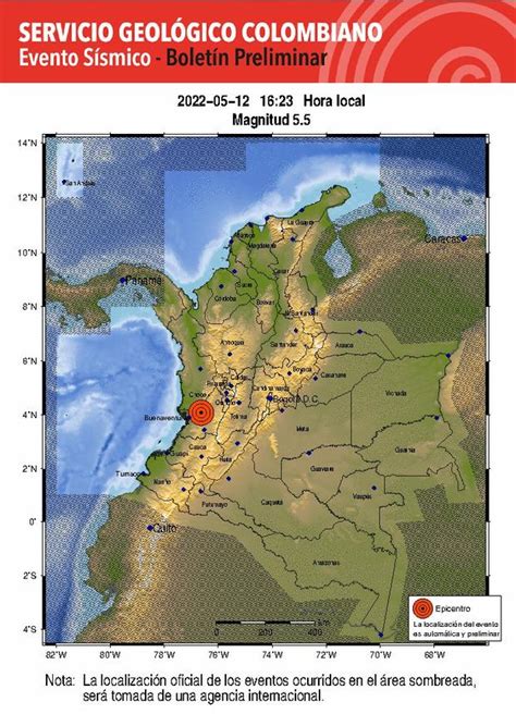 temblor en colombia hoy 12 de mayo