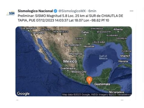 temblor en mexico hoy 7 de diciembre 2023