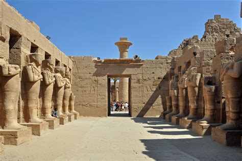 tempelanlage von karnak luxor-tempel
