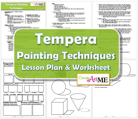 Tempera Paint Lesson Plans