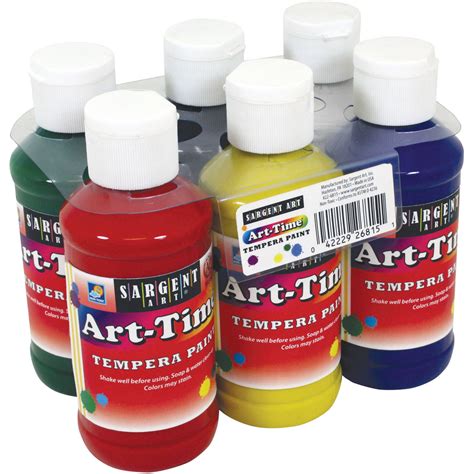 tempera paint preparation