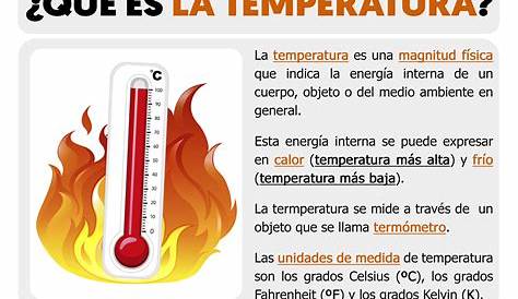 ¿Qué significa temperatura? DESCUBRELO