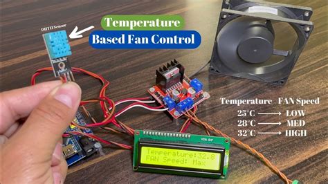 Temperature Based Fan Speed Controller Using Arduino Report