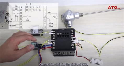 Temperature Controller With Sensor Wiring Diagram