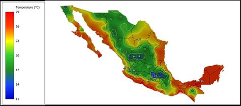 temperature in mexico february