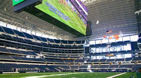 temperature inside at&t stadium