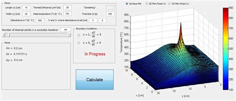 Temperature Plot Matlab