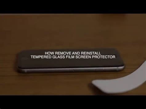 Tempered Glass Screen Protector Reinstall