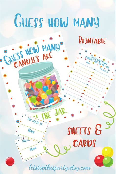How many Candies Printabell • Create