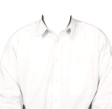 template baju kemeja putih