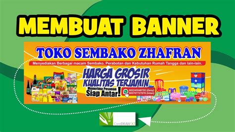 template banner toko sembako