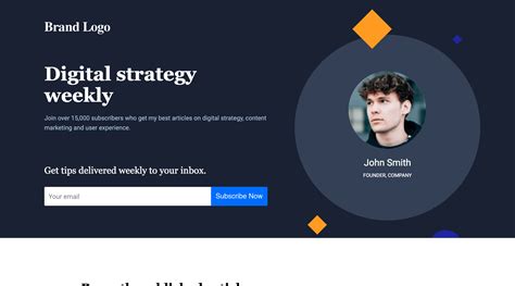 template blogger landing page