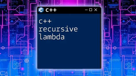 Template C++ Lambda