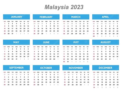 template calendar 2023 malaysia