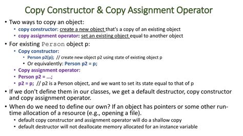 Template Copy Assignment Operator