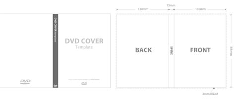 Template Cover Box Dvd