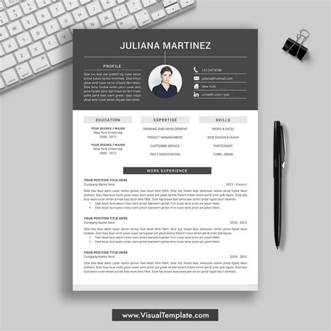 template cv 2025 word
