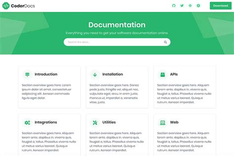 Template Documentation Software