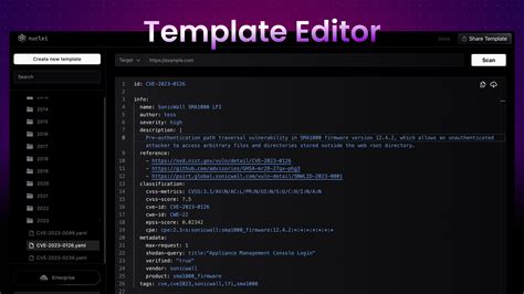Template Editor Js