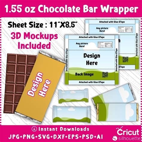 FREE 5+ Sample Printable Candy Bar Wrapper Templates in PDF