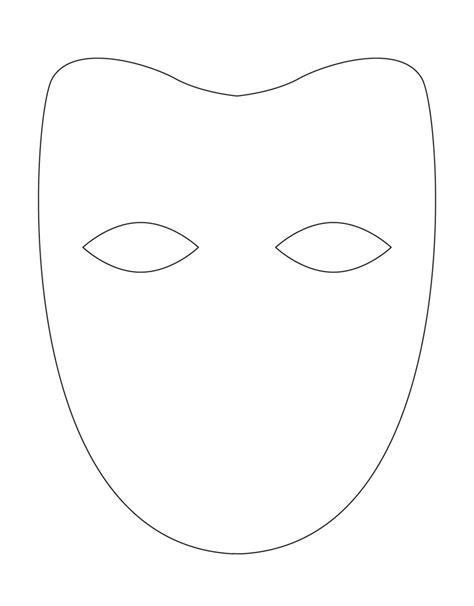 Template For Face Mask Printable