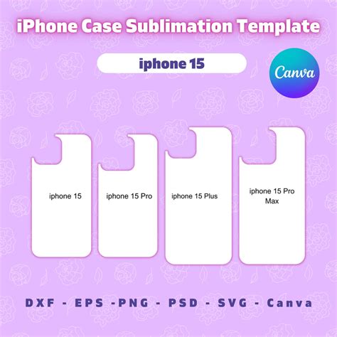 template for iphone 15 pro max case
