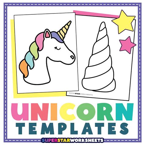 Template Free Unicorn Printables